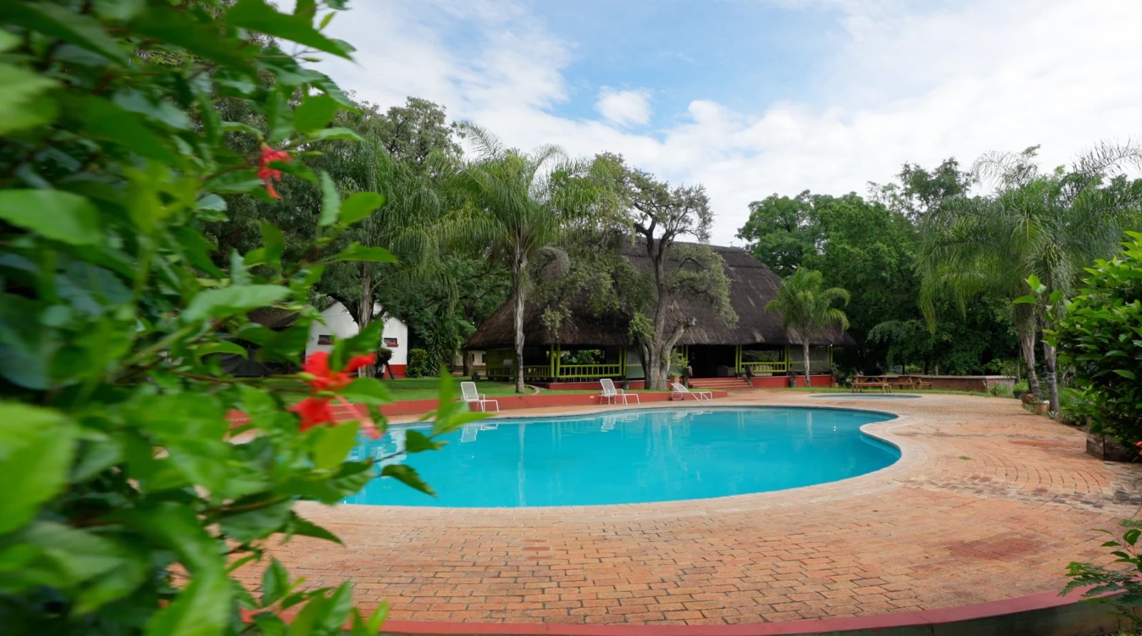 The pool at Rest Camp Victoria Falls